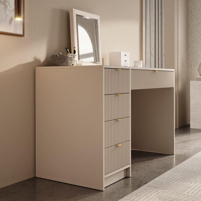 Meubella - Kaptafel Tavares - Beige - 120 cm