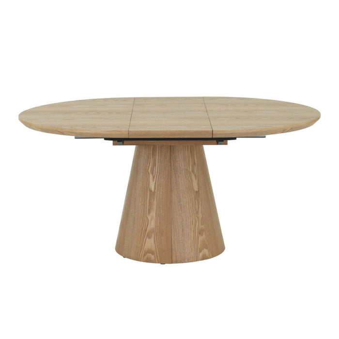 Giga Meubel - Eettafel - Naturel - Uitschuifbaar - Ø120|160cm - Sivan