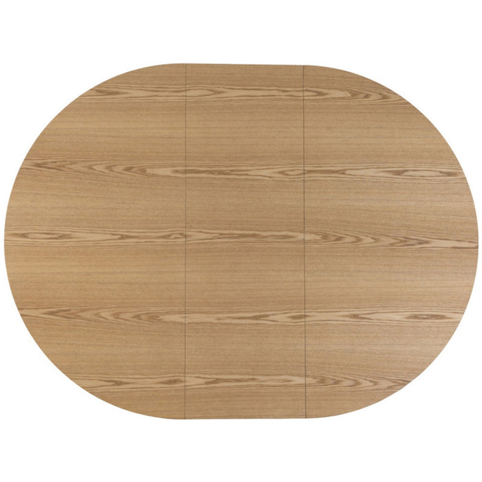Giga Meubel - Eettafel - Naturel - Uitschuifbaar - Ø120|160cm - Sivan