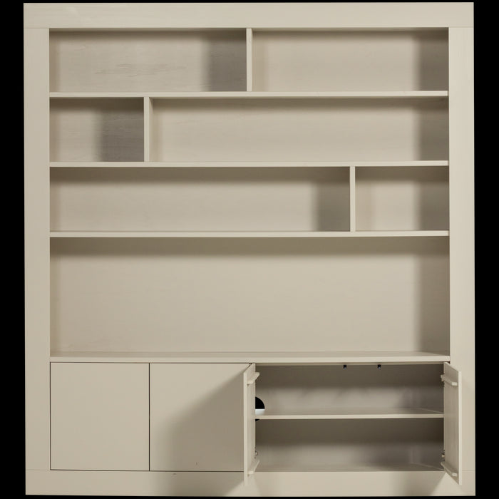 vtwonen Wallcover Wandkast - Grenen Hout - Dust|Grijs - 229x210x31