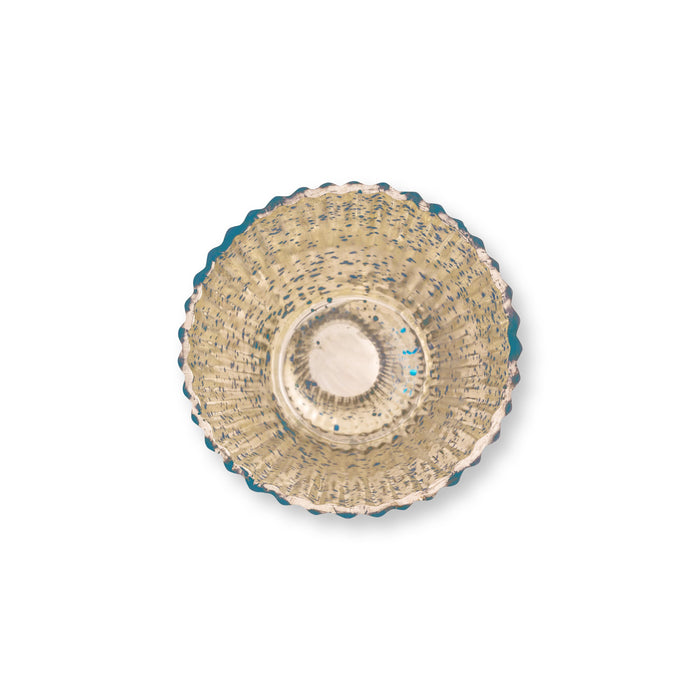 Pip Studio Waxinelichthouders Set van 3 - van Glas - Blauw - 10x10.5cm