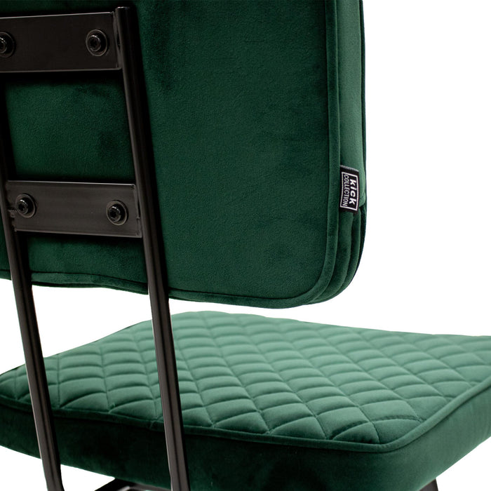 Kick eetkamerstoel Toby - Donkergroen