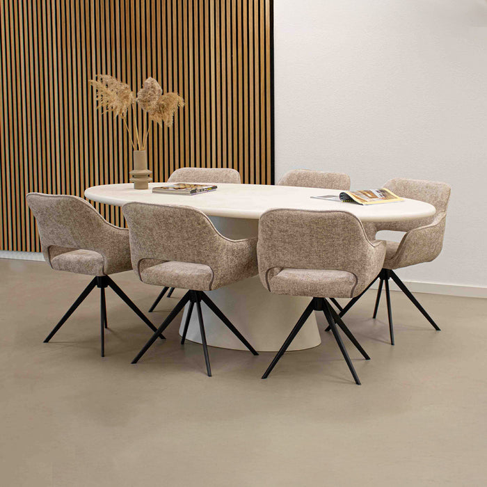 Kick eettafel Morris - Wit