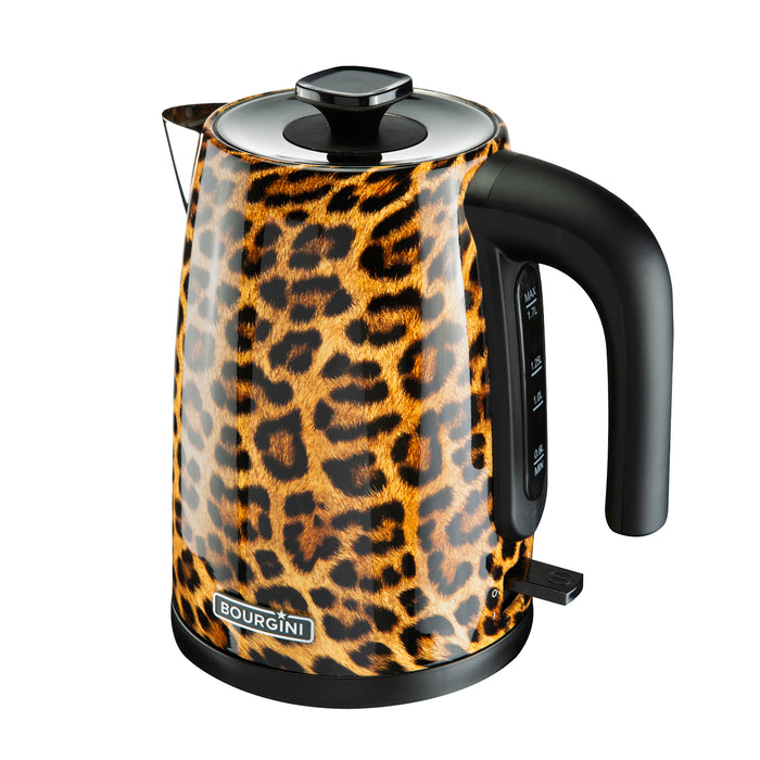 Bourgini Trendy Panter Waterkoker 1,7L – 2200W – Panterprint
