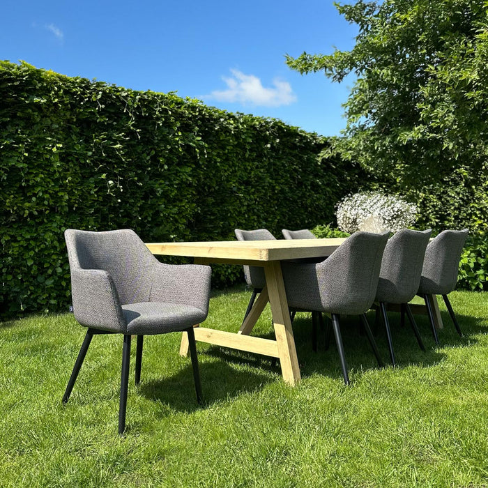 Kick tuinstoel Jada - Donkergrijs