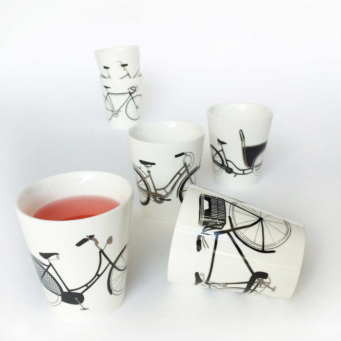 POLSPOTTEN Bikes Bekers 0,34 L Set van 6