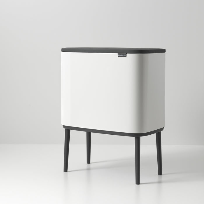 Brabantia Bo Touch Bin Afvalemmer 11 + 23 L - Wit