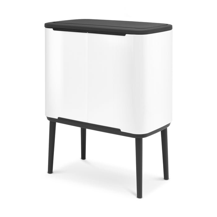 Brabantia Bo Touch Bin Afvalemmer 11 + 23 L - Wit