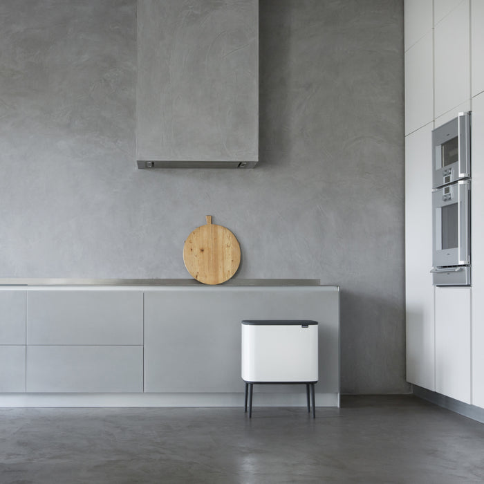 Brabantia Bo Touch Bin Afvalemmer 11 + 23 L - Wit