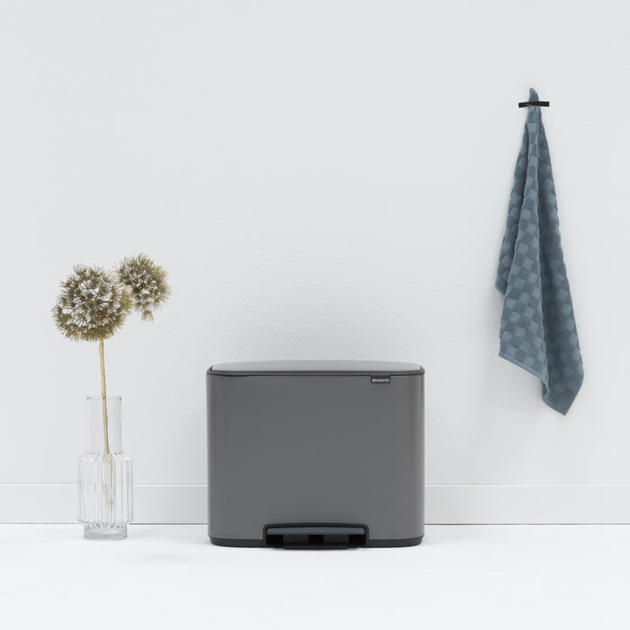 Brabantia Bo Pedaalemmer 34 Liter (11+23 Liter)
