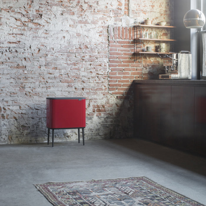 Brabantia Bo Touch Bin Afvalemmer 34 Liter (11+23 Liter)