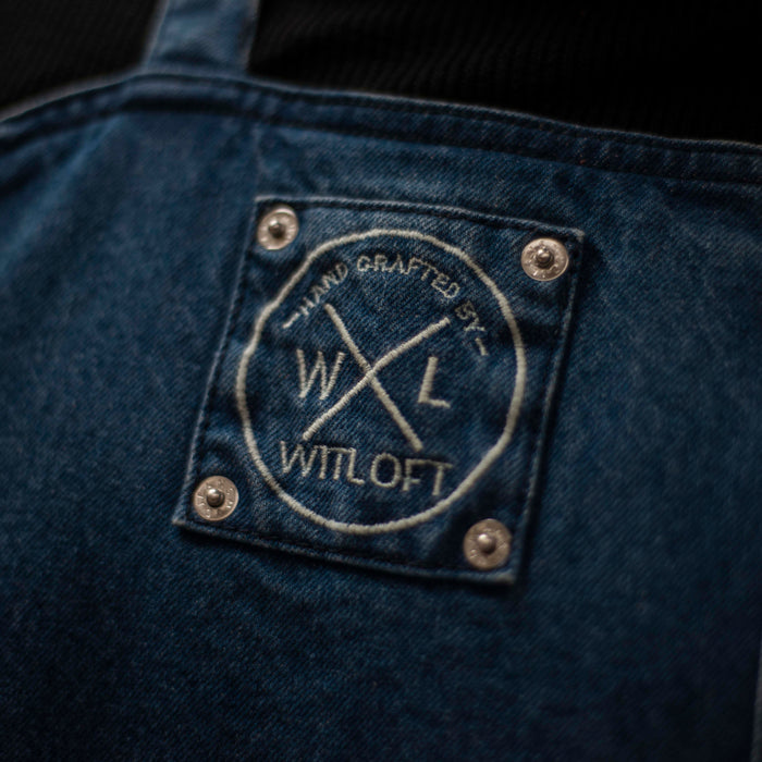 Witloft Denim Schort- Mid Blue