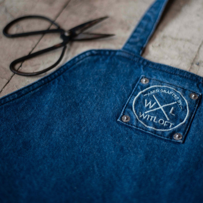 Witloft Denim Schort- Mid Blue