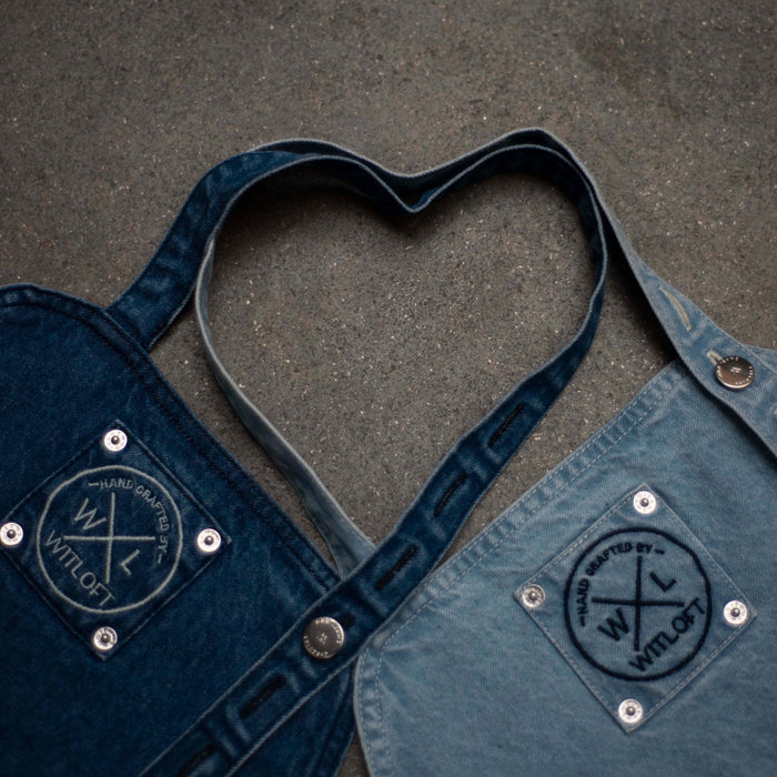 Witloft Denim Schort- Mid Blue