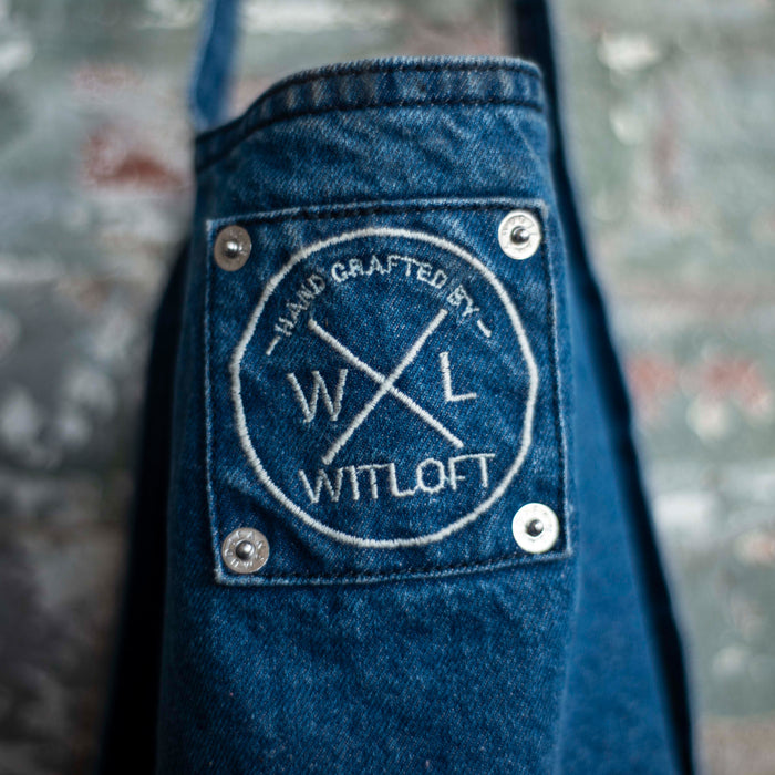 Witloft Denim Schort- Mid Blue