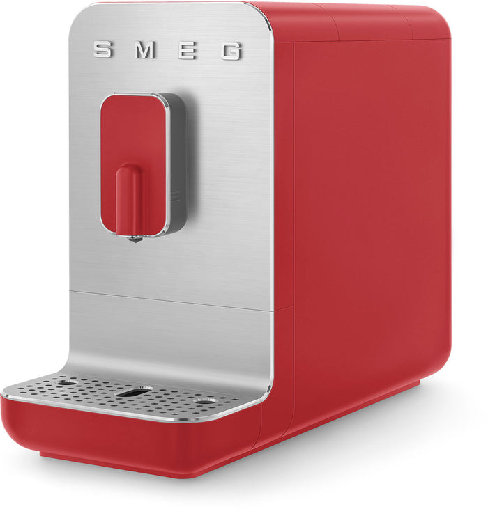 Smeg espressomachine basic, mat rood