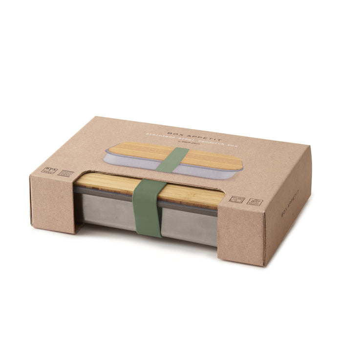 Black+Blum RVS Broodtrommel - 900ml - Groen