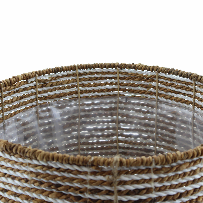 Van der Leeden Line Plantenmand Ø 45 cm - Naturel