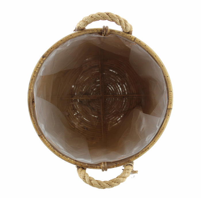 Van der Leeden Stripe Opbergmand Ø 35 cm - Bronze