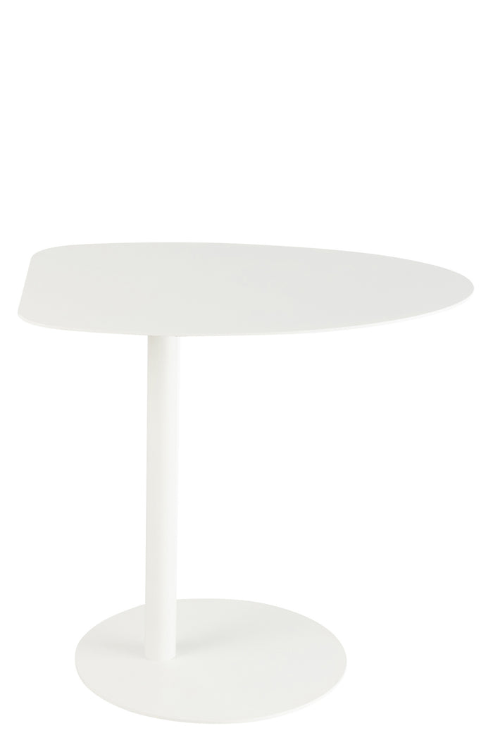 J-Line bijzettafel Ice - metaal - wit