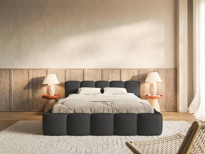 NADUVI Collection Bedframe Chloe laag 200 x 200 cm chenille