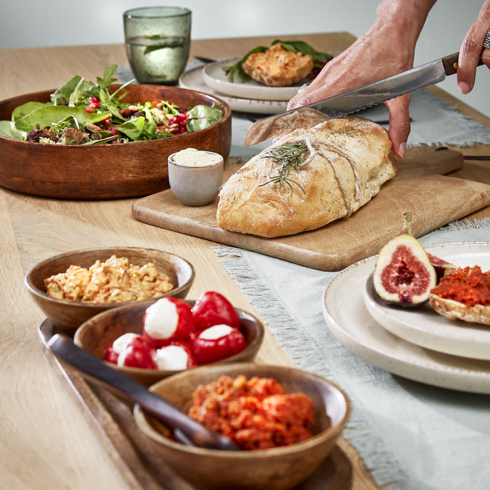 Mica Decorations Tomar Schaaltjes en Dienblad - Donkerbruin