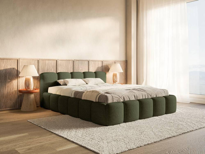 NADUVI Collection Bedframe Chloe laag 200 x 200 cm chenille