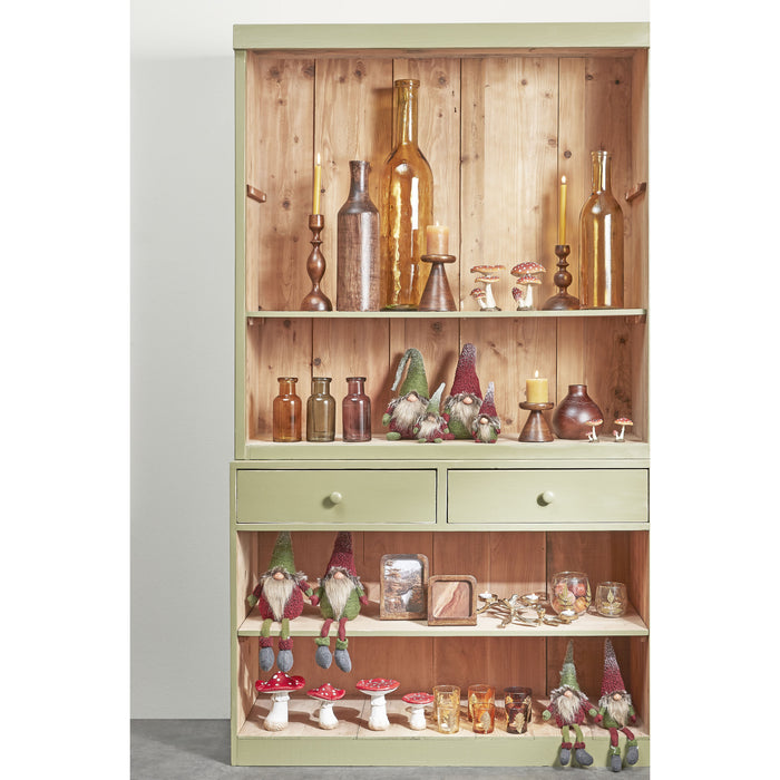 Mica Decorations Rioja Glazen Fles - H75 x Ø18 cm - Oker