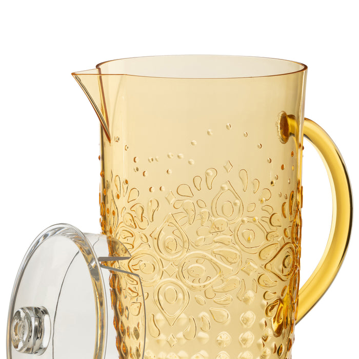 J-Line karaf - kunststof - geel