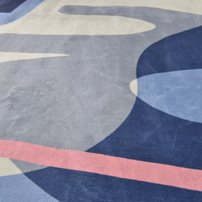 Tom Tailor Shapes Vloerkleed 160 x 230 cm - Blauw