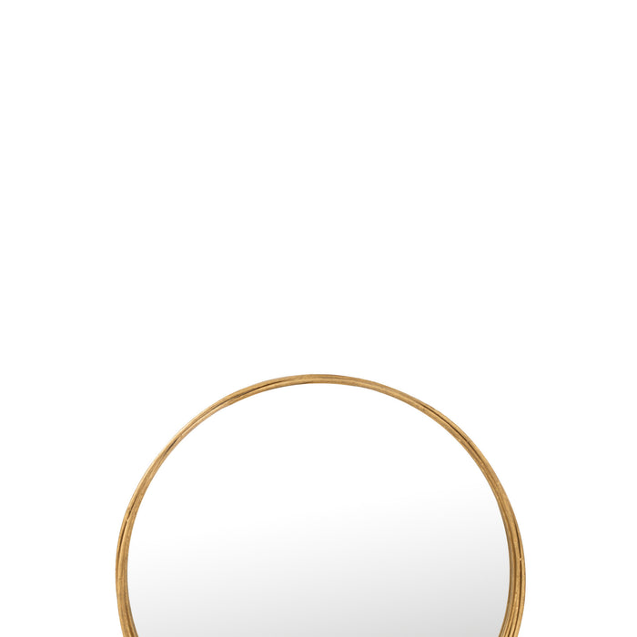 J-Line spiegel Aurora Rond - ijzer|gas - goud - small - Ø 61 cm