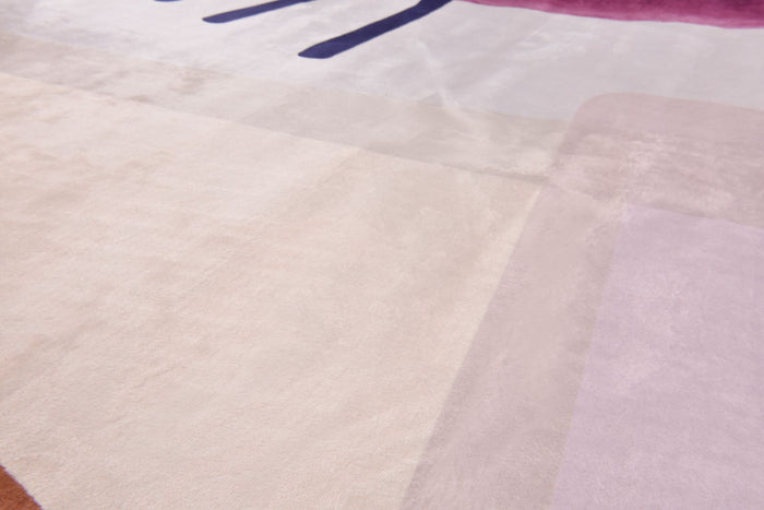 Tom Tailor Shapes Vloerkleed 140 x 200 cm - Rood