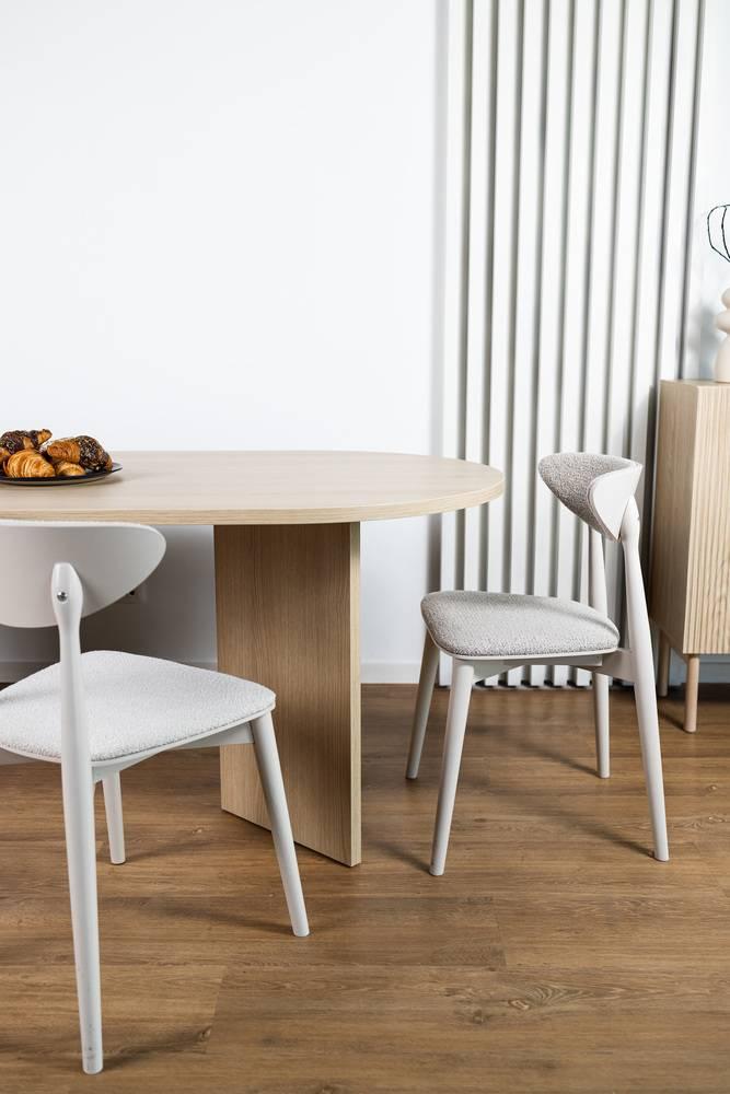 NADUVI Collection Eetkamerstoel Ataly bouclé