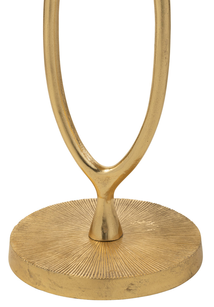 J-Line bijzettafel Tiana - aluminium - goud