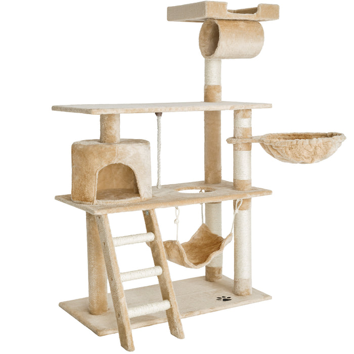 tectake® Krabpaal Marcel 141cm - Beige