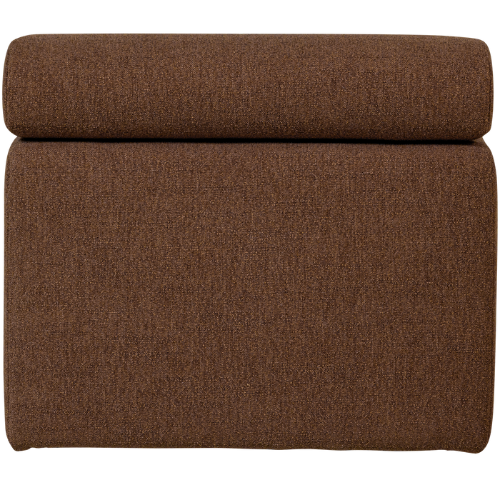 WOOOD Novi 1-Zits Element Bank - Polyester - Mokkabruin - 86x82x113