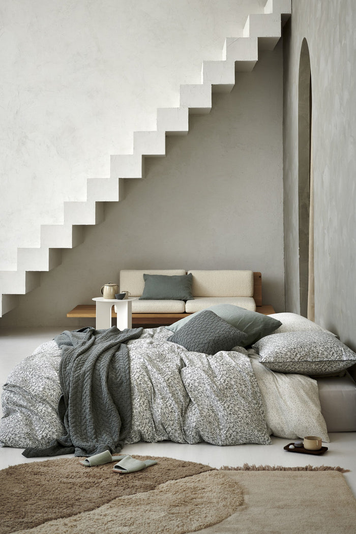 Pure Kussensloop Sage Green | 60 x 70 cm | Groen | Katoen