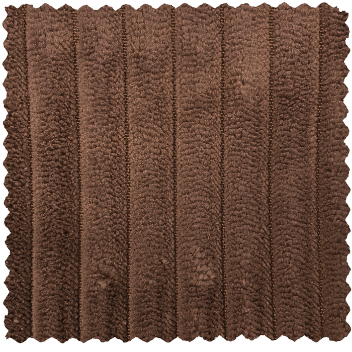 WOOOD Novi 1-Zits Element Bank Arm Links - Ribstof - Mokkabruin