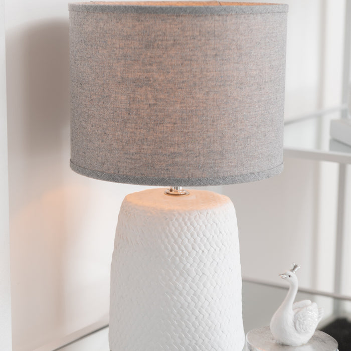 J-Line doos Zwaan - kunststof - wit|zilver