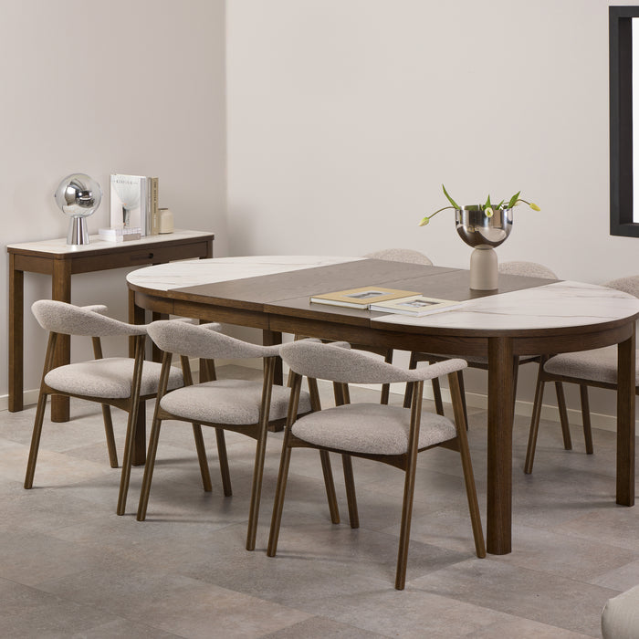 by fonQ Marmo Verlengblad Eettafel