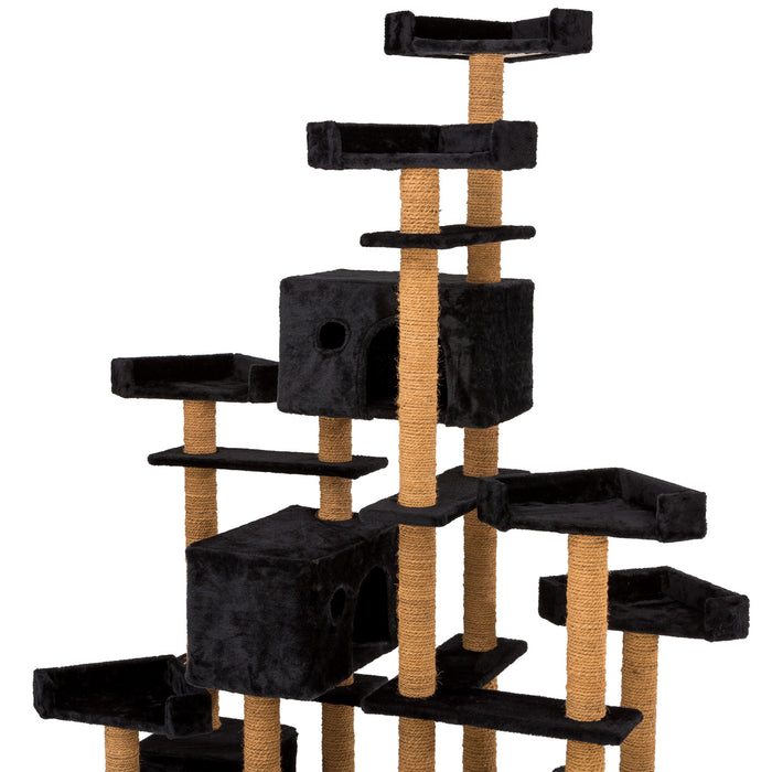 tectake® Krabpaal Mieze - Zwart