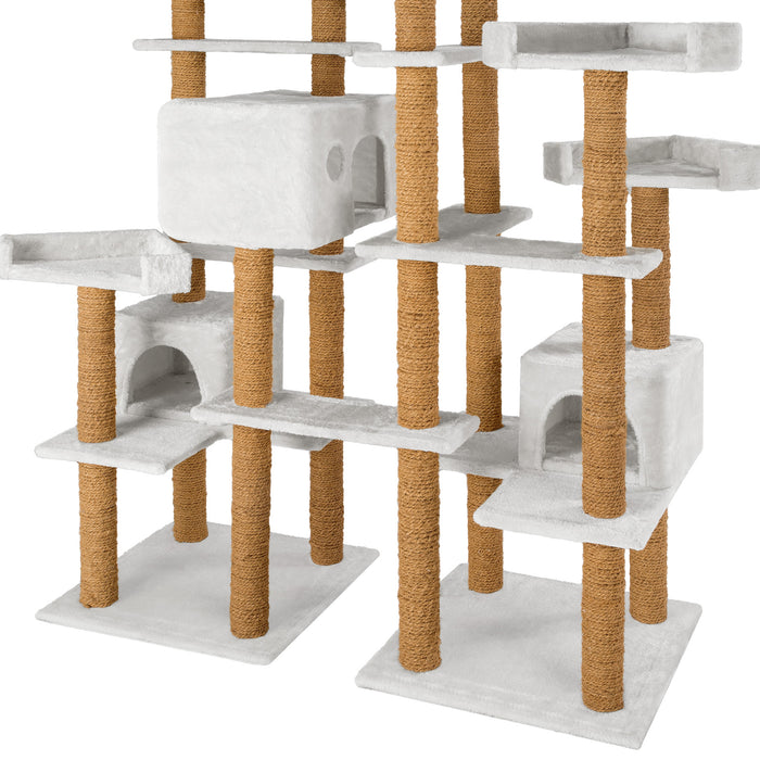 tectake® Krabpaal Mieze - Wit