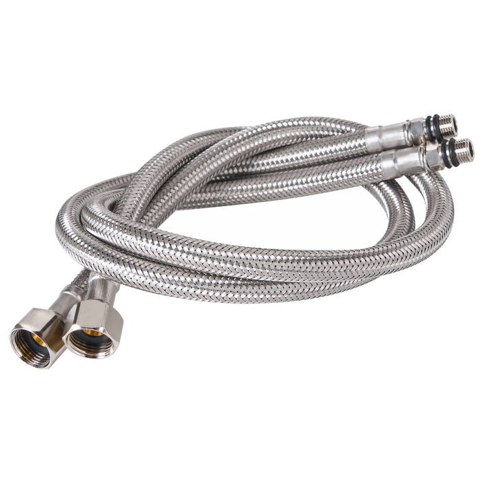 Beliani - COLHUE - Enkele wastafelkraan - Zilver - 30 cm - Messing