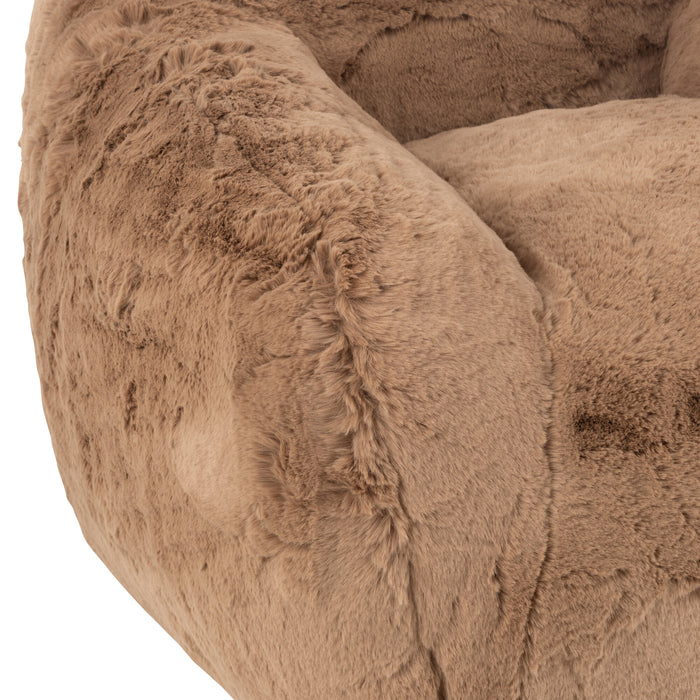 J-Line zetel Cutie - polyester - taupe - small