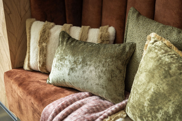 Dutch Decor sierkussen SKYLER - 40x60 cm Military Olive