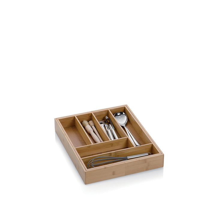Kela - Bestekbak uitschuifbaar 35 cm x 43 cm, Bamboe - Kela | Kalma