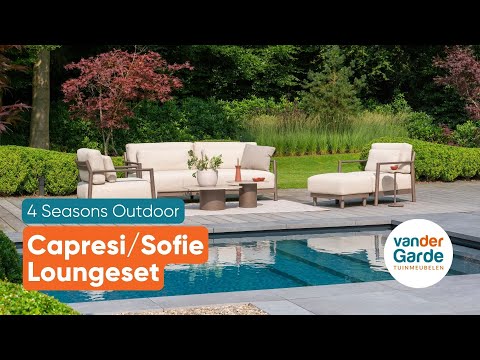 4-Seasons Capresi 3-zits loungebank - terre