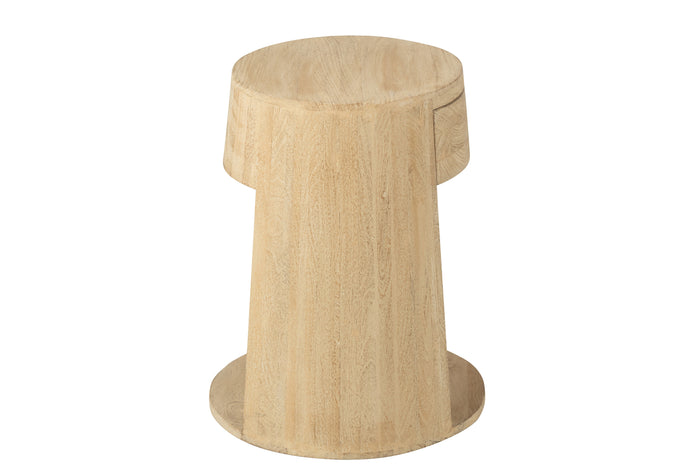 J-Line bijzettafel Drawn - hout|mdf - naturel