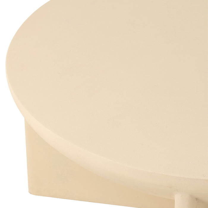 J-Line salontafel Halfy - mangohout - wit