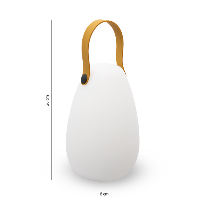 FlinQ Tafellamp Fiji Led IP44 incl. Accu 15 x 20cm